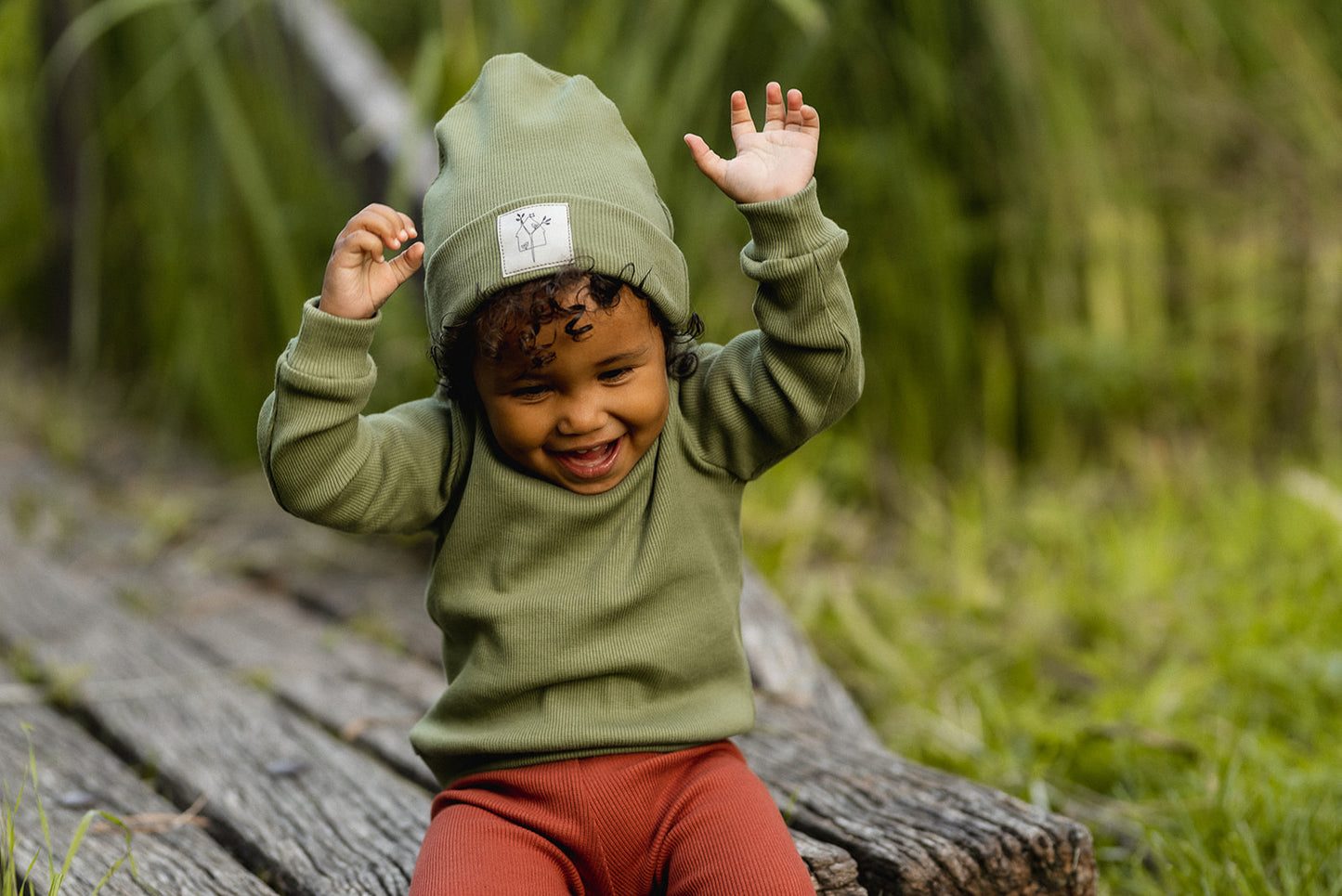 Baby & Toddler Sweatshirt Sewing Pattern – No Hood (Sizes 56–92)