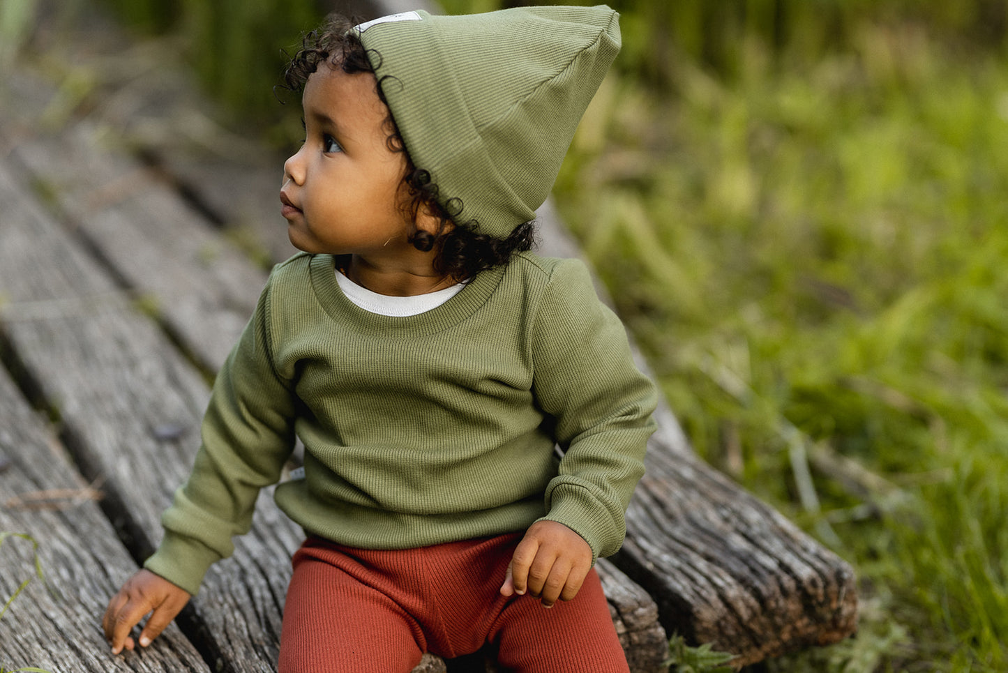Baby & Toddler Sweatshirt Sewing Pattern – No Hood (Sizes 56–92)